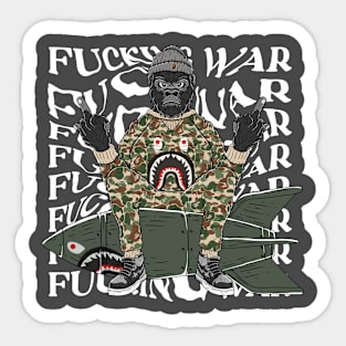 fuckingwar Sticker